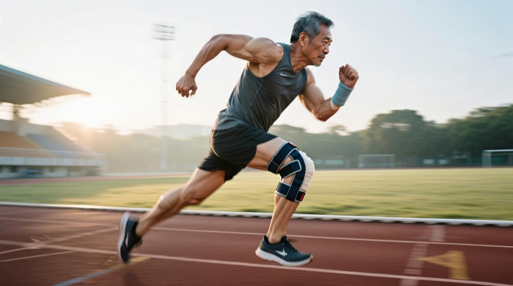 Successful athlete returning to sports activities after sports medicine treatment showing positive outcomes and recovery