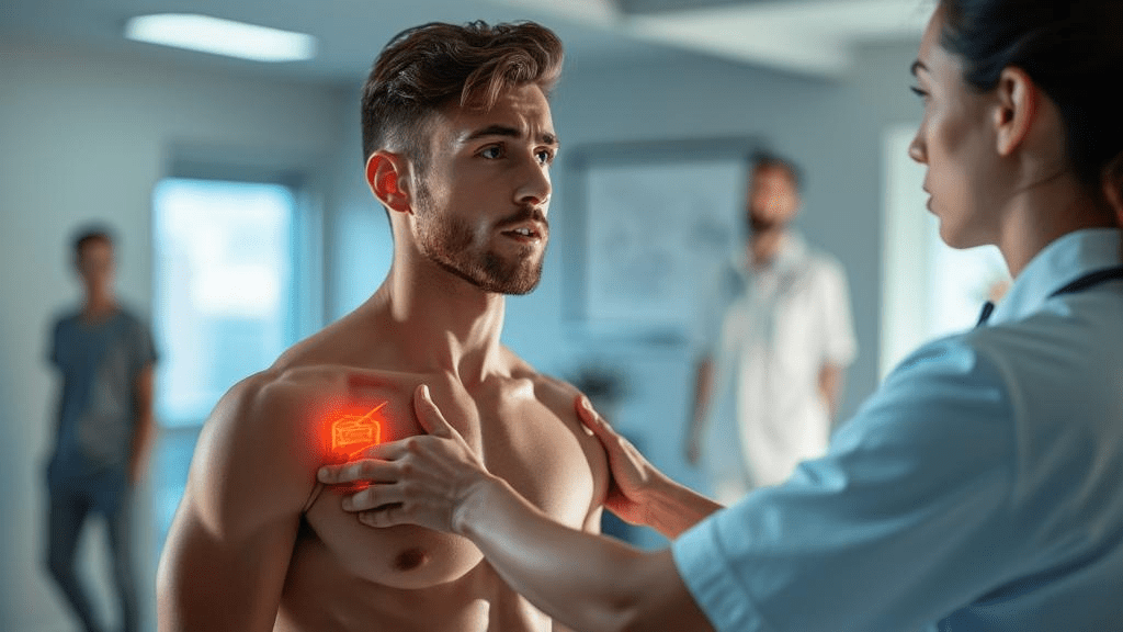 Young athlete receiving comprehensive sports injury evaluation at Florida Sports Injury