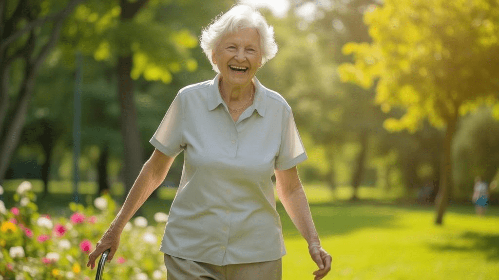 Patient enjoying active lifestyle after successful arthritis management treatment at FSI